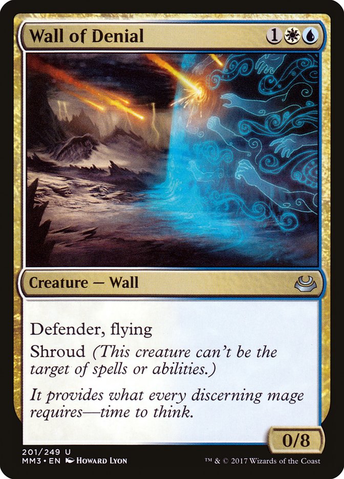 Wall of Denial [Modern Masters 2017] | Card Citadel