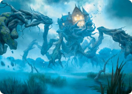 Creeping Inn Art Card [Innistrad: Midnight Hunt Art Series] | Card Citadel