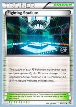 Fighting Stadium (90/111) (The Flying Hammer - Rowan Stavenow) [World Championships 2015] | Card Citadel