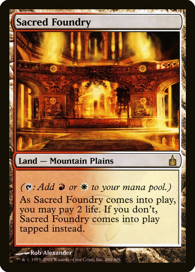 Sacred Foundry [Ravnica: City of Guilds] | Card Citadel