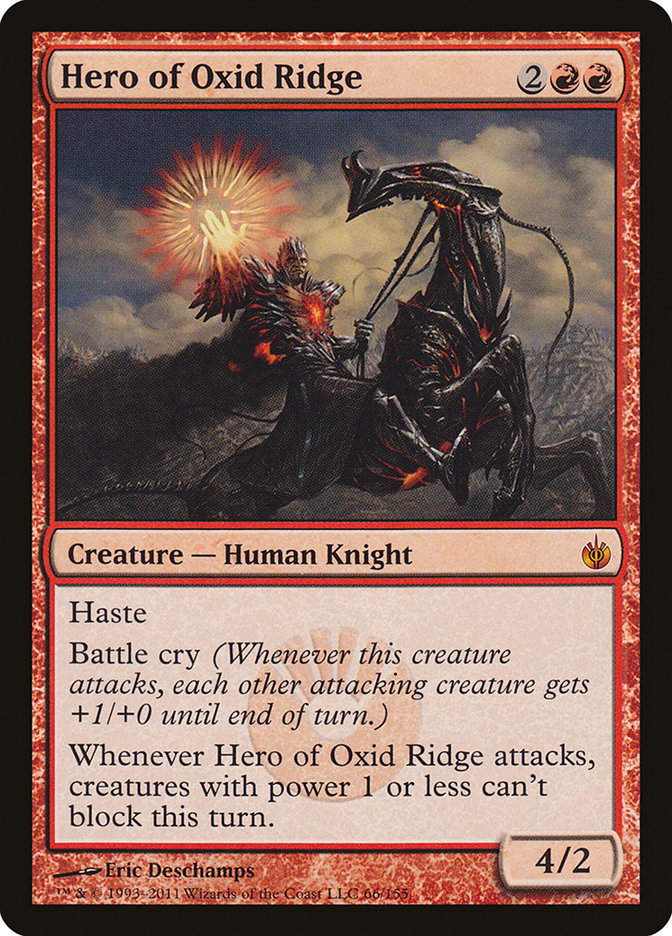 Hero of Oxid Ridge [Mirrodin Besieged] | Card Citadel