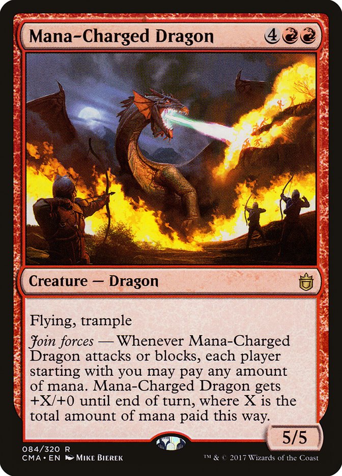 Mana-Charged Dragon [Commander Anthology] | Card Citadel