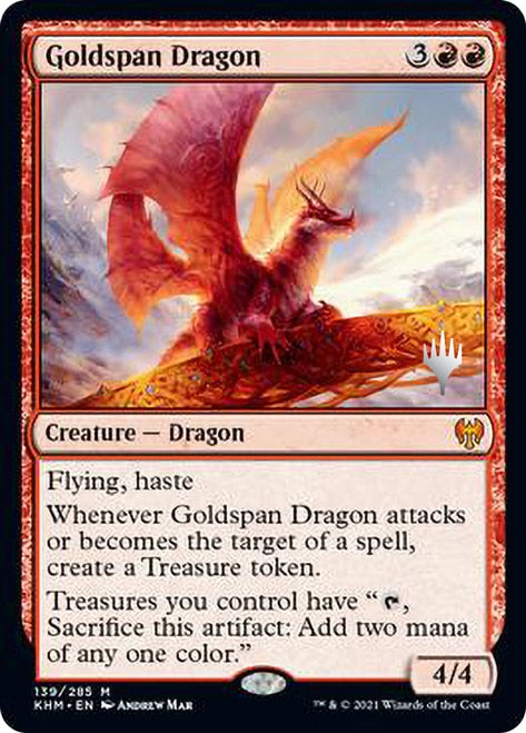 Goldspan Dragon [Kaldheim Promo Pack] | Card Citadel