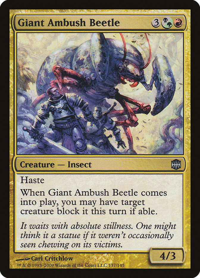 Giant Ambush Beetle [Alara Reborn] | Card Citadel