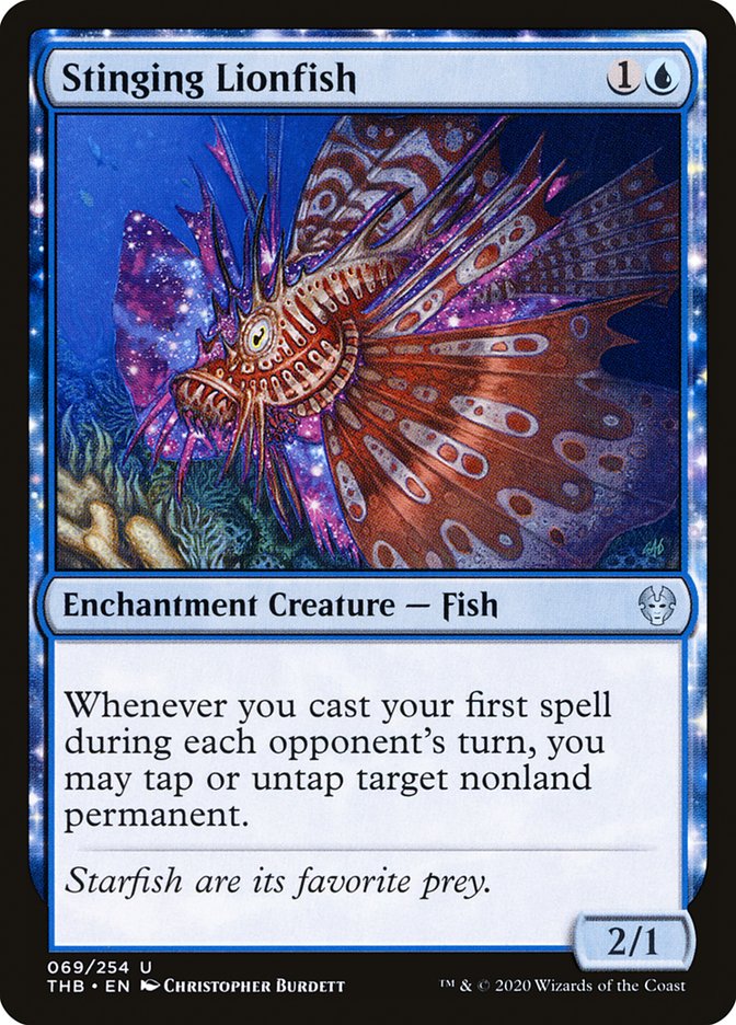 Stinging Lionfish [Theros Beyond Death] | Card Citadel