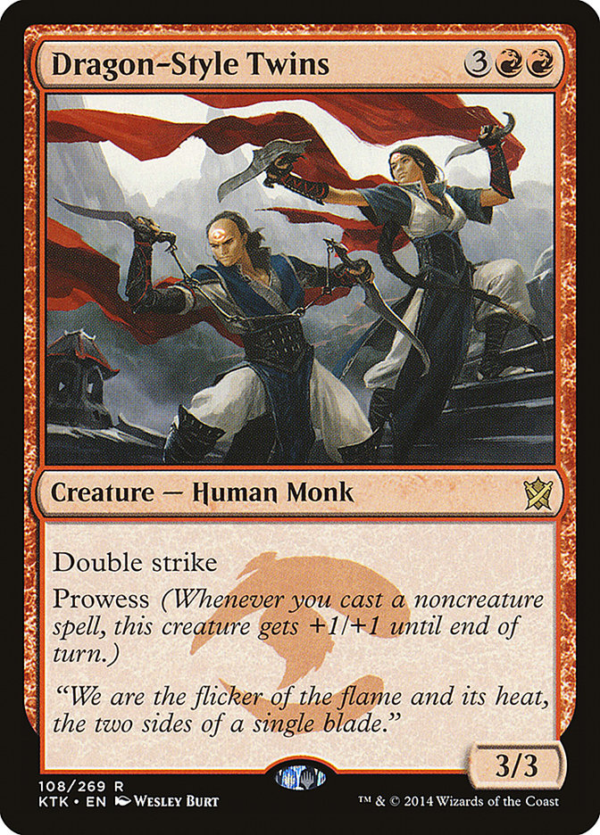 Dragon-Style Twins [Khans of Tarkir] | Card Citadel