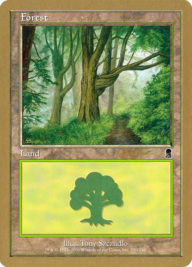 Forest (shh350) (Sim Han How) [World Championship Decks 2002] | Card Citadel