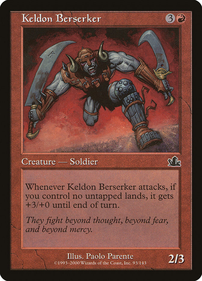 Keldon Berserker [Prophecy] | Card Citadel