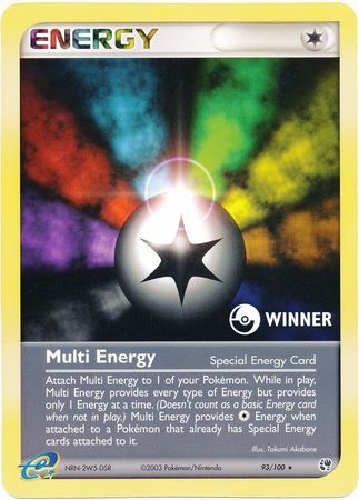 Multi Energy (93/100) (Winner League Promo) [EX: Sandstorm] | Card Citadel