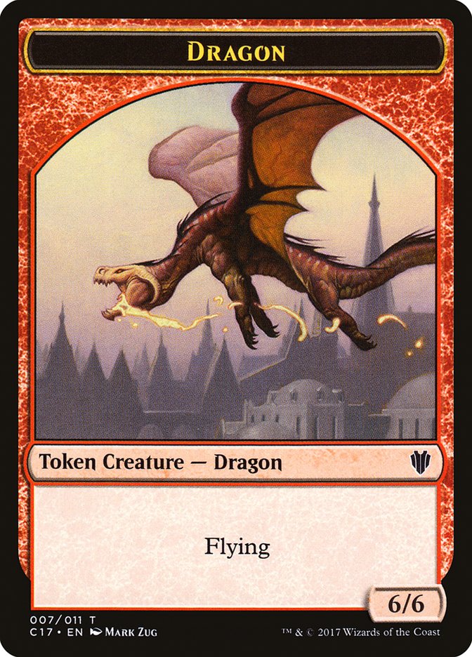 Dragon Token (007/011) [Commander 2017 Tokens] | Card Citadel