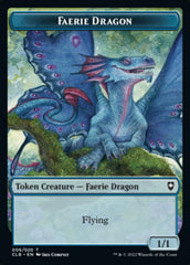 Treasure // Faerie Dragon Double-sided Token [Commander Legends: Battle for Baldur's Gate Tokens] | Card Citadel