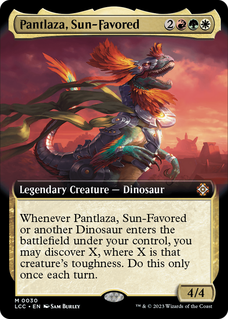 Pantlaza, Sun-Favored (Extended Art) [The Lost Caverns of Ixalan Commander] | Card Citadel