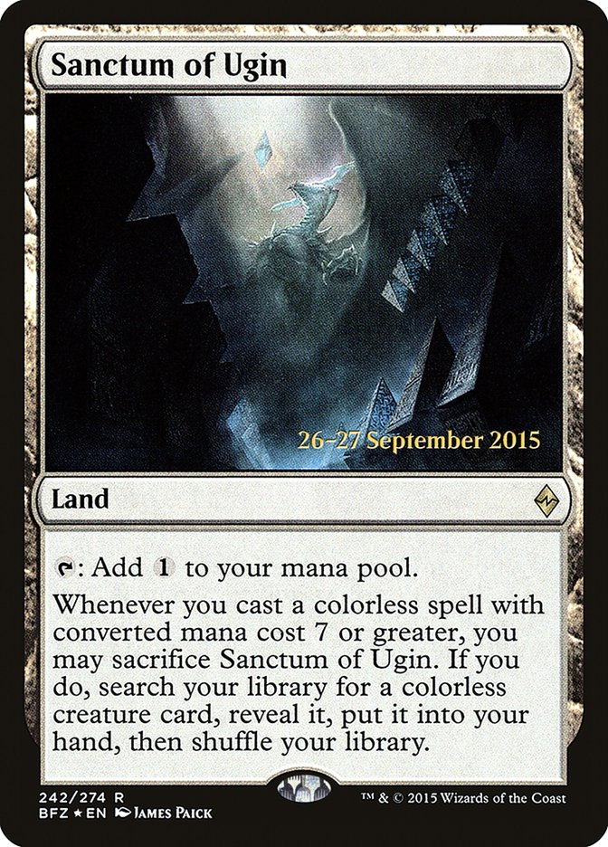 Sanctum of Ugin (Prerelease Promo) [Battle for Zendikar Prerelease Promos] | Card Citadel