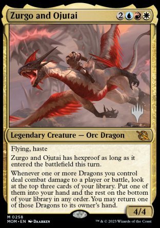 Zurgo and Ojutai (Promo Pack) [March of the Machine Promos] | Card Citadel