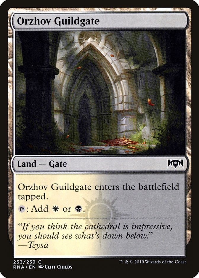 Orzhov Guildgate (253/259) [Ravnica Allegiance] | Card Citadel