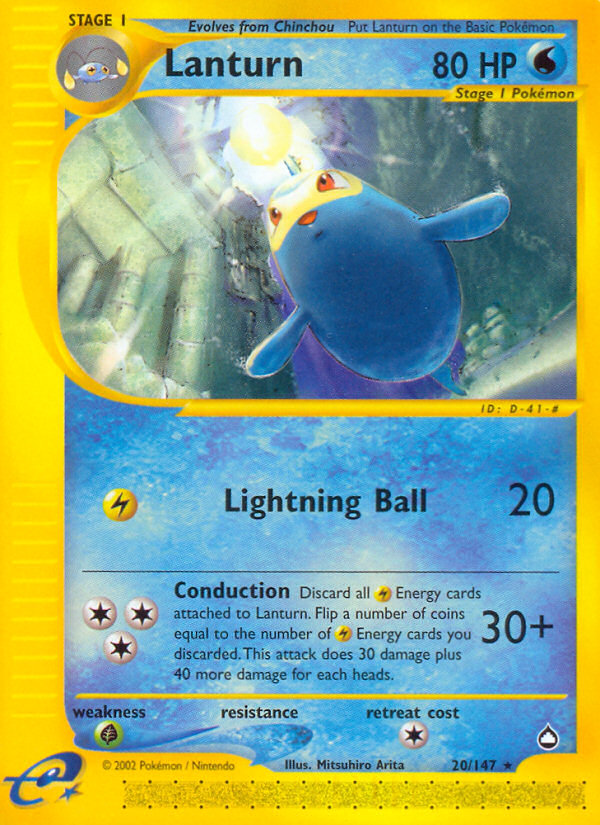 Lanturn (20/147) [Aquapolis] | Card Citadel