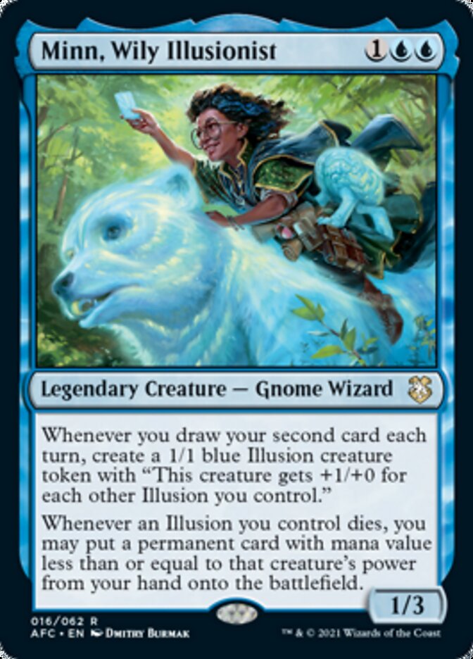 Minn, Wily Illusionist [Dungeons & Dragons: Adventures in the Forgotten Realms Commander] | Card Citadel