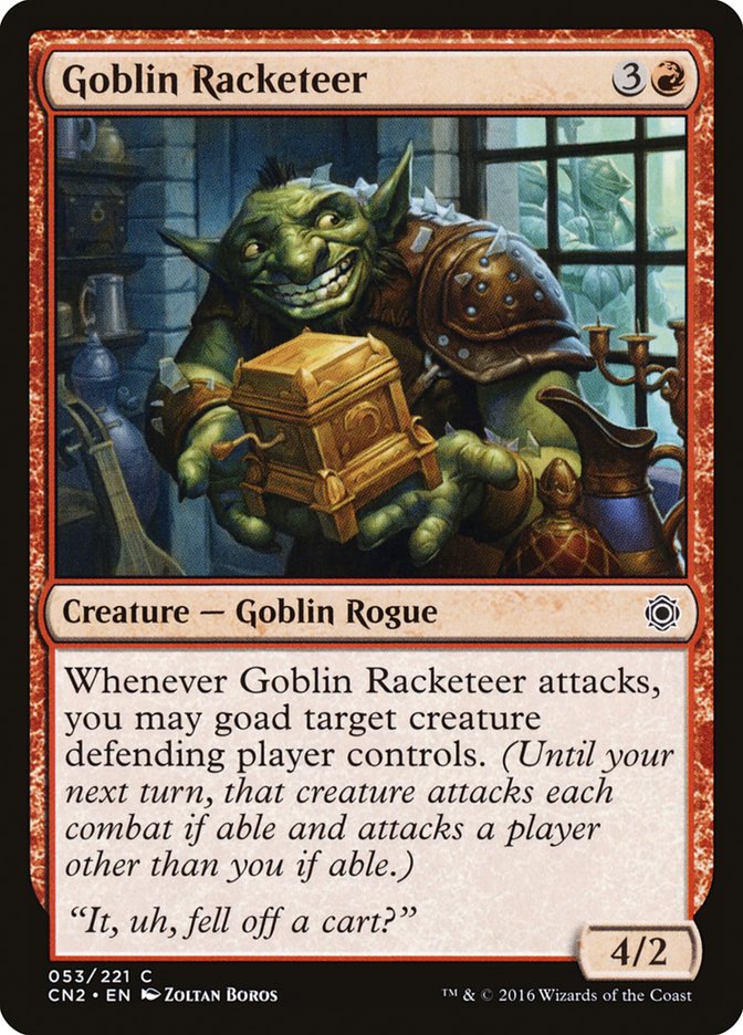 Goblin Racketeer [Conspiracy: Take the Crown] | Card Citadel