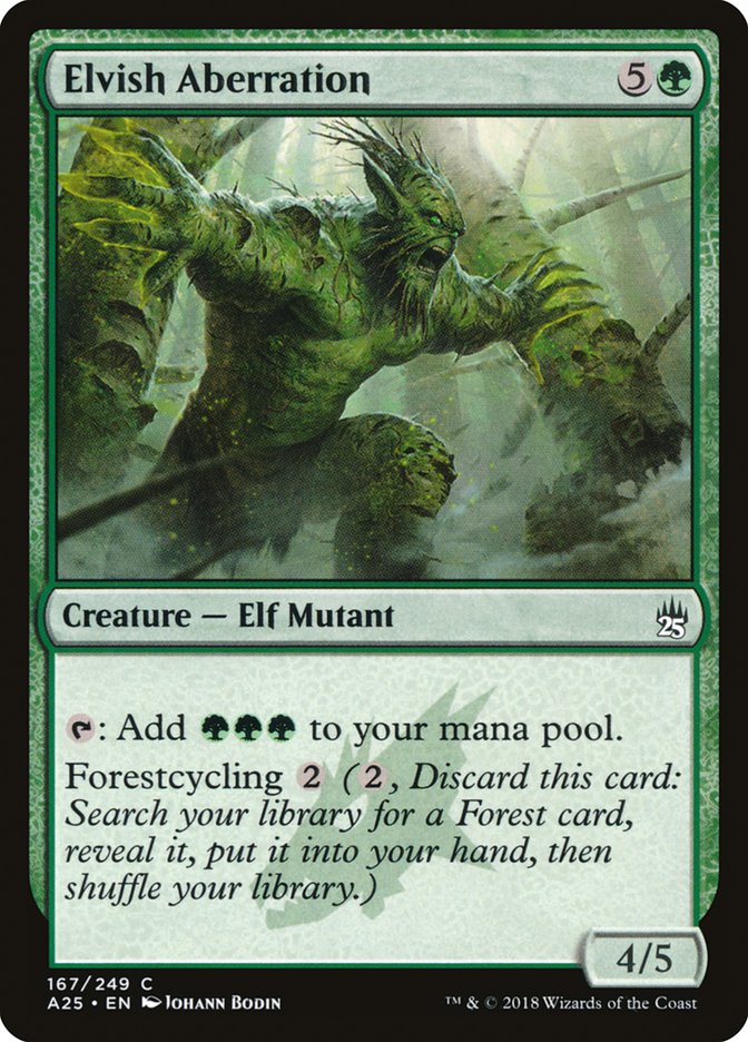 Elvish Aberration [Masters 25] | Card Citadel