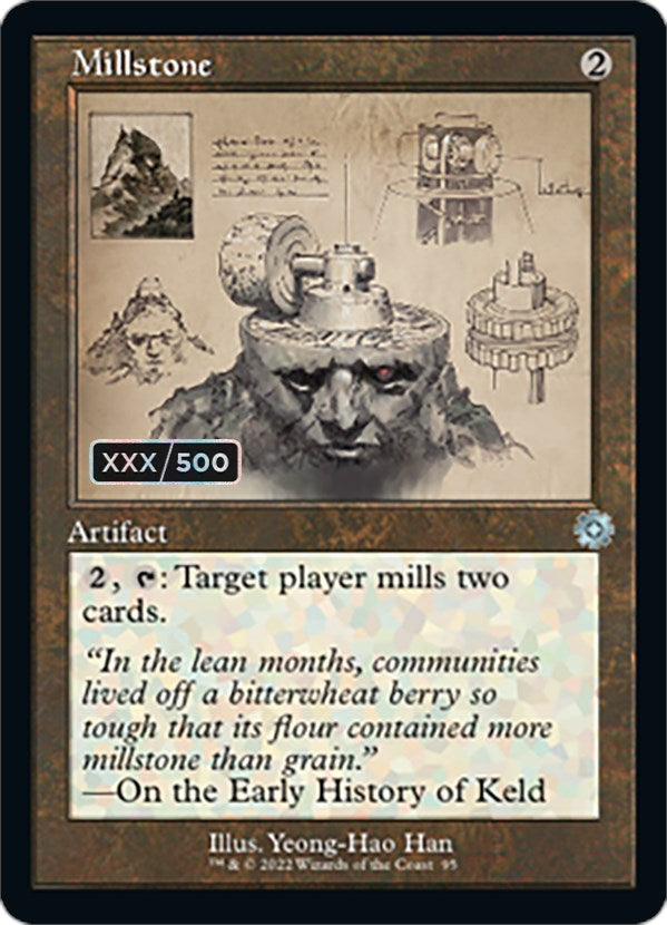 Millstone (Retro Schematic) (Serial Numbered) [The Brothers' War Retro Artifacts] | Card Citadel