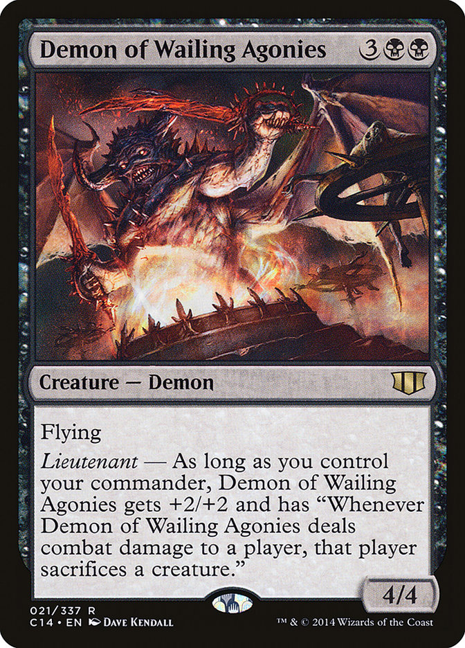 Demon of Wailing Agonies [Commander 2014] | Card Citadel