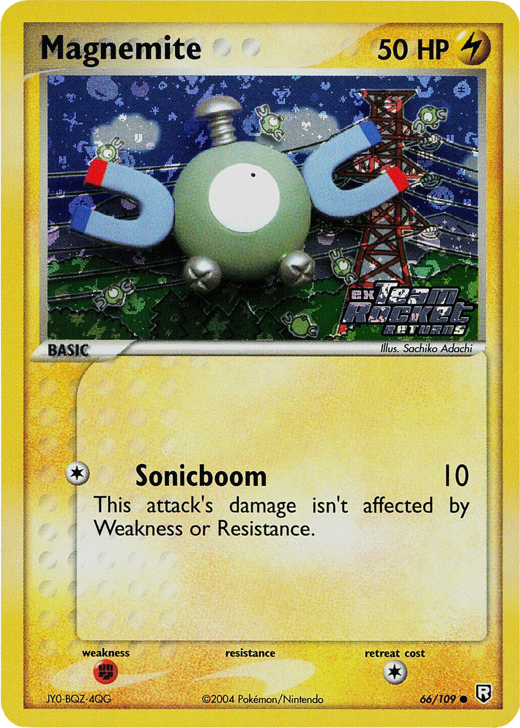 Magnemite (66/109) (Stamped) [EX: Team Rocket Returns] | Card Citadel