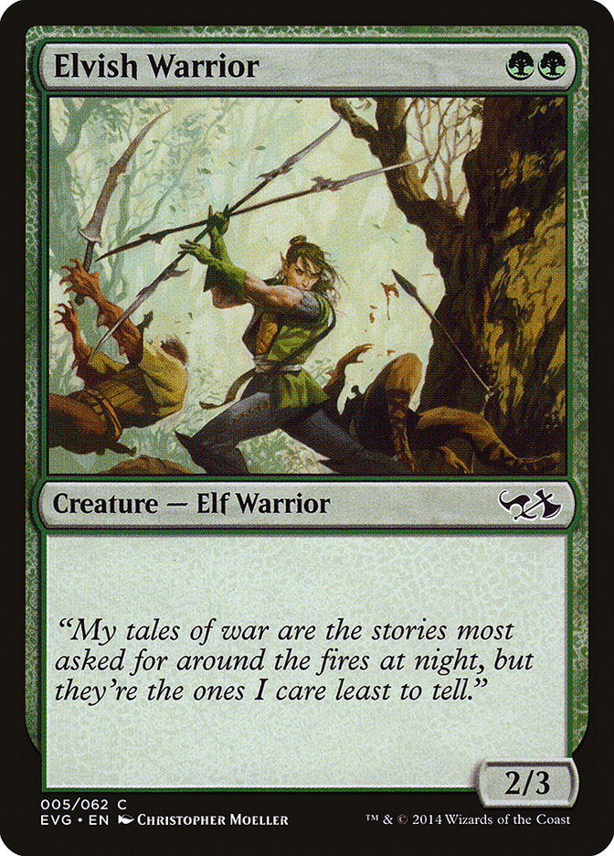 Elvish Warrior (Elves vs. Goblins) [Duel Decks Anthology] | Card Citadel