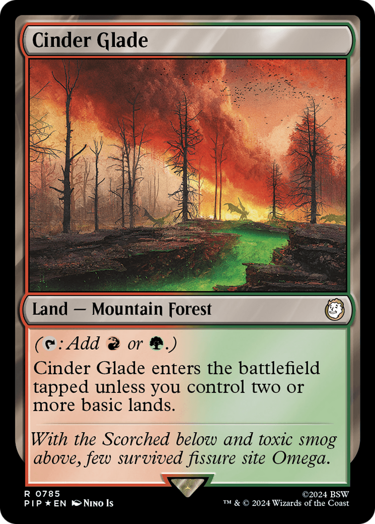 Cinder Glade (Surge Foil) [Fallout] | Card Citadel