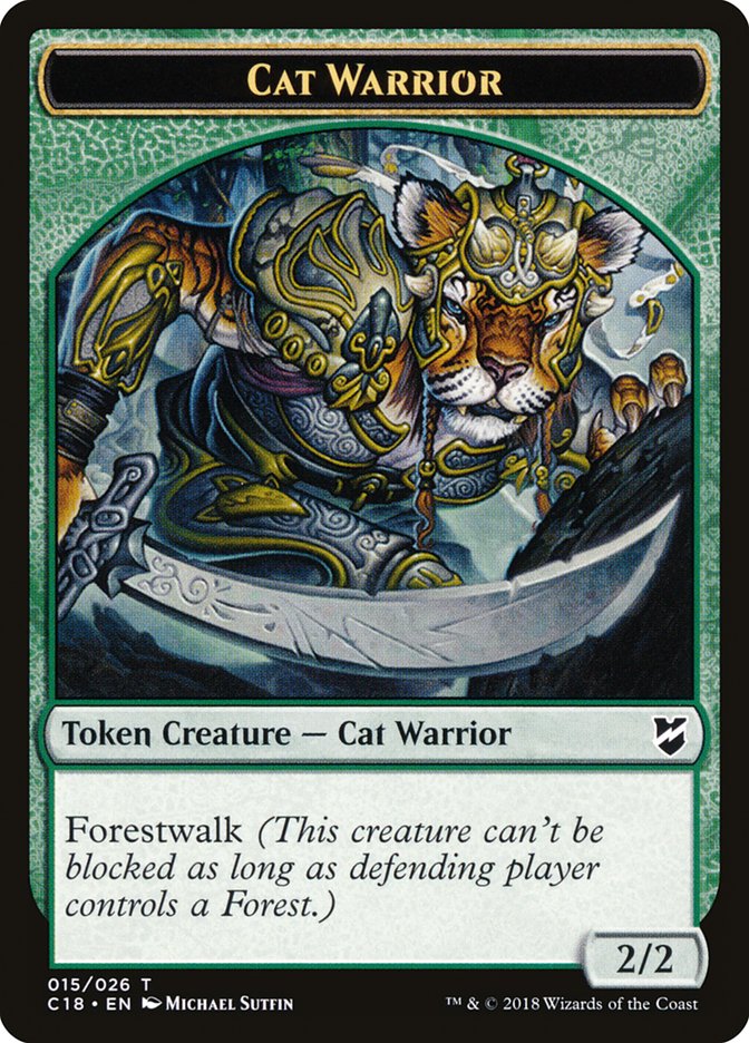 Cat Warrior [Commander 2018 Tokens] | Card Citadel