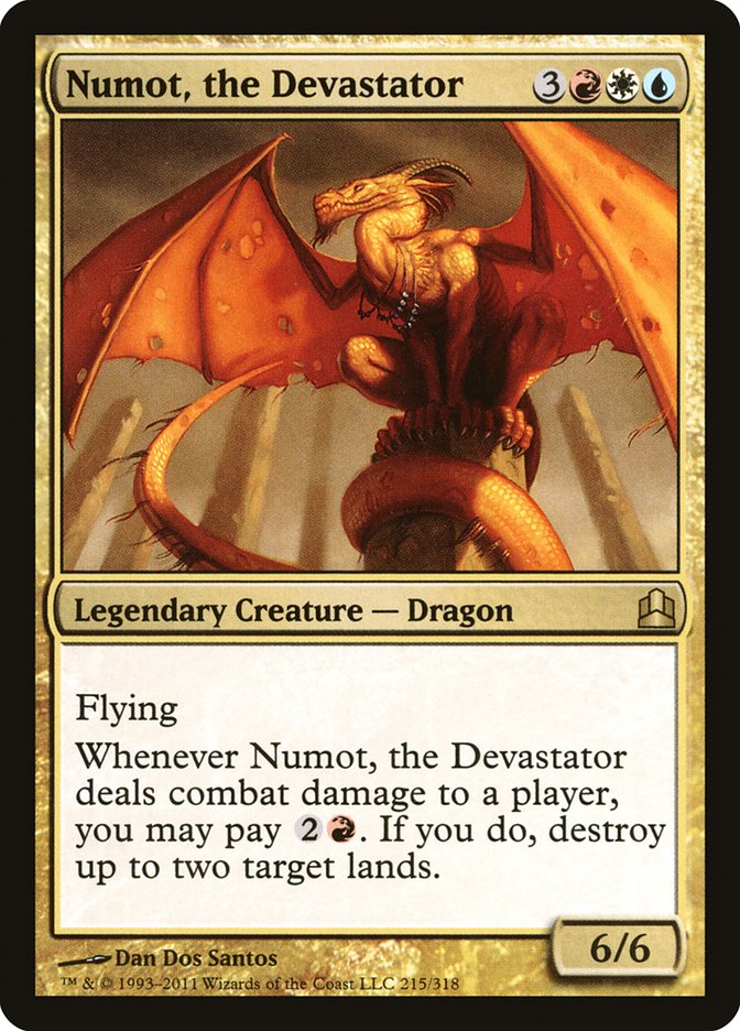 Numot, the Devastator [Commander 2011] | Card Citadel