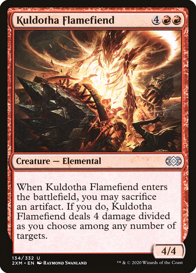 Kuldotha Flamefiend [Double Masters] | Card Citadel