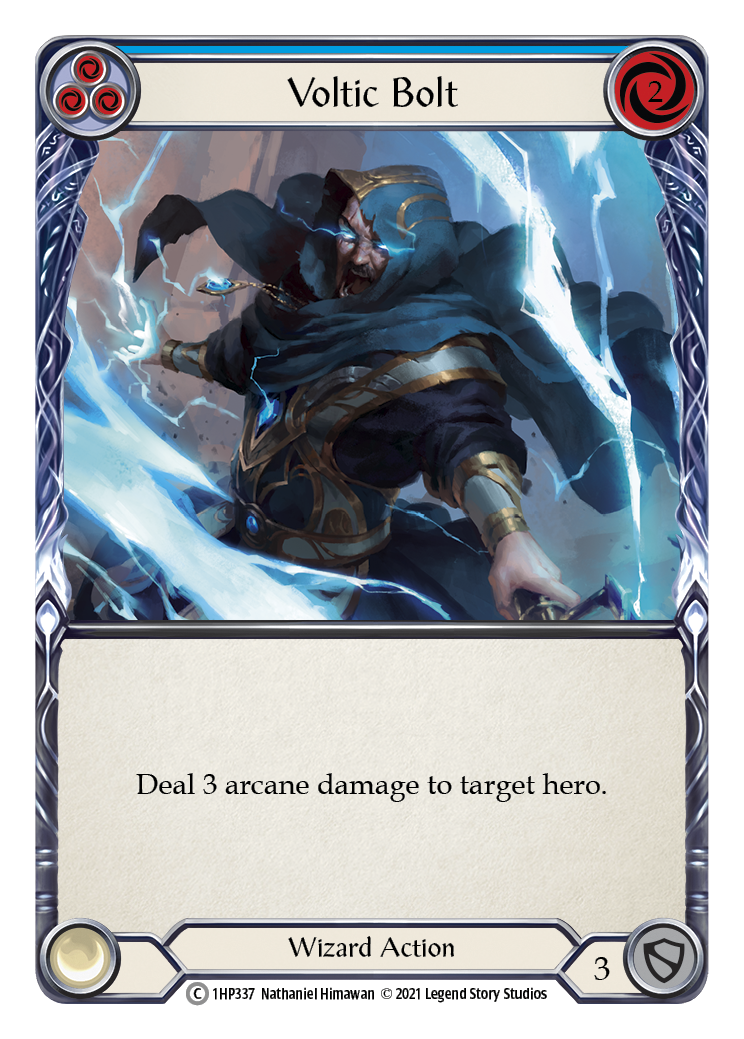 Voltic Bolt (Blue) [1HP337] | Card Citadel