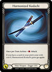 Harmonized Kodachi // Katsu, the Wanderer [WTR078 // WTR076] (Welcome to Rathe)  1st Edition Normal | Card Citadel