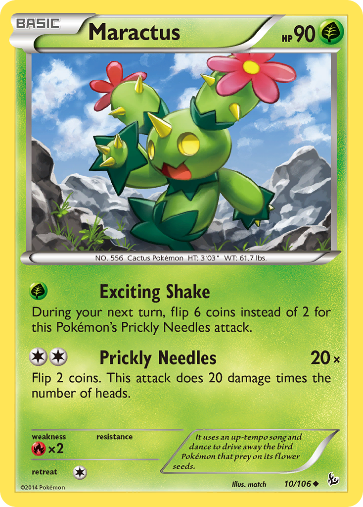 Maractus (10/106) [XY: Flashfire] | Card Citadel