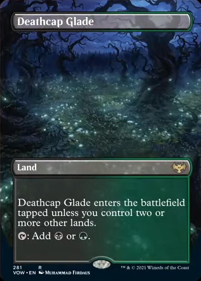 Deathcap Glade (Borderless) [Innistrad: Crimson Vow] | Card Citadel