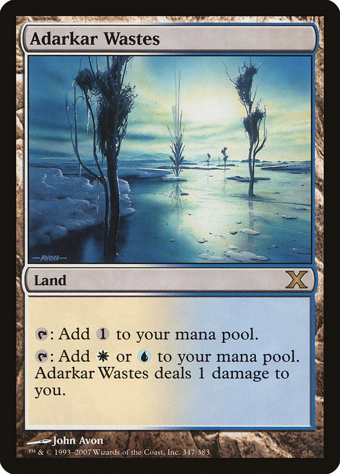 Adarkar Wastes [Tenth Edition] | Card Citadel