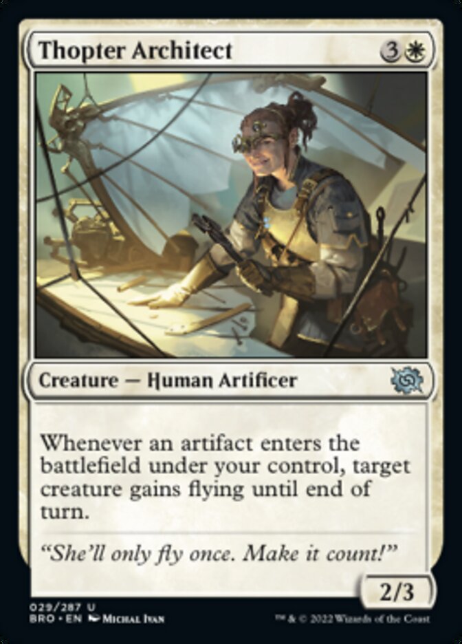 Thopter Architect [The Brothers' War] | Card Citadel