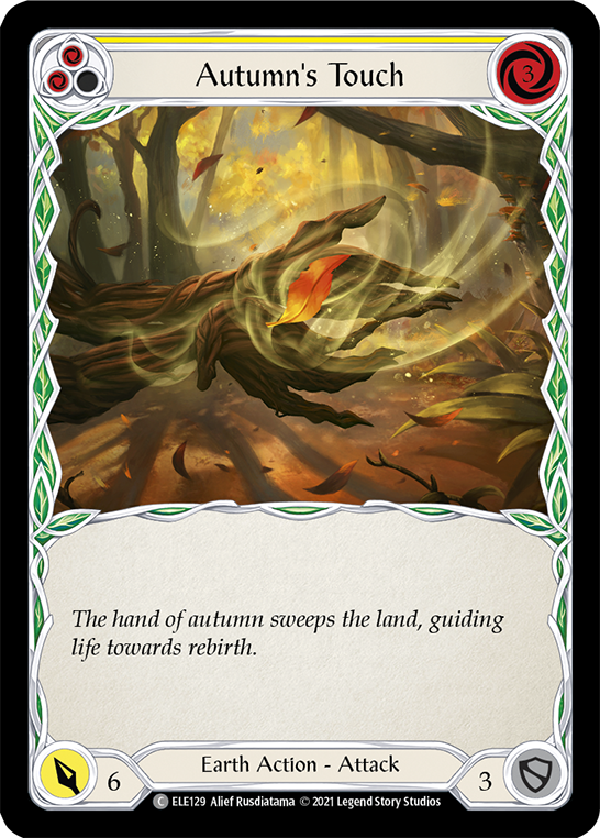 Autumn's Touch (Yellow) [ELE129] (Tales of Aria)  1st Edition Normal | Card Citadel