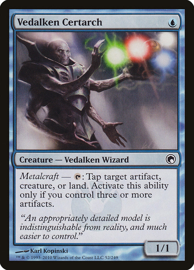 Vedalken Certarch [Scars of Mirrodin] | Card Citadel