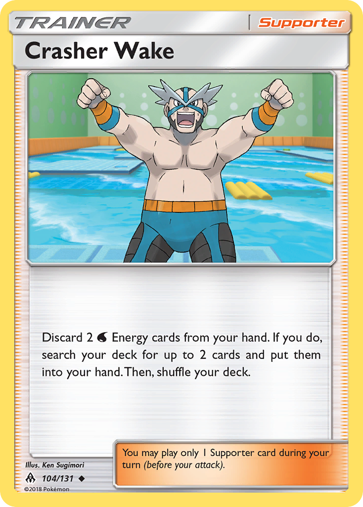 Crasher Wake (104/131) [Sun & Moon: Forbidden Light] | Card Citadel