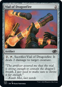 Vial of Dragonfire [Jumpstart 2022] | Card Citadel