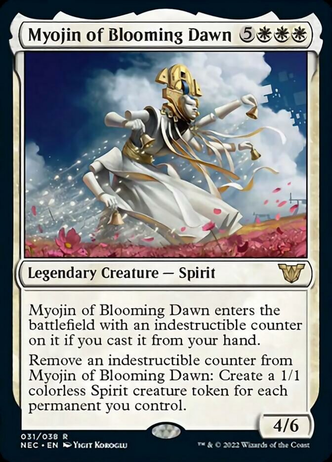 Myojin of Blooming Dawn [Kamigawa: Neon Dynasty Commander] | Card Citadel