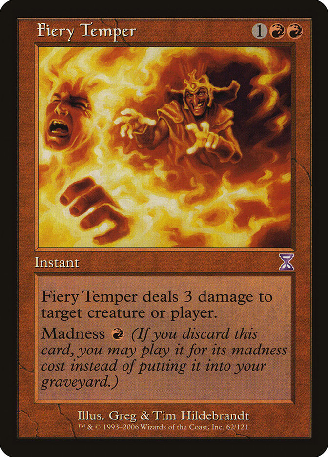 Fiery Temper [Time Spiral Timeshifted] | Card Citadel