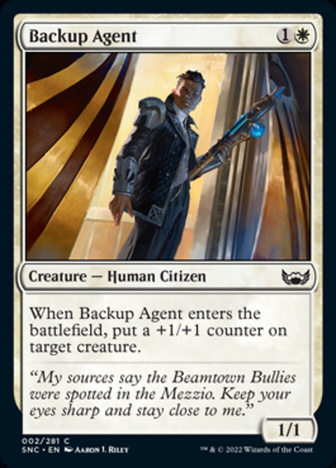 Backup Agent [Streets of New Capenna] | Card Citadel