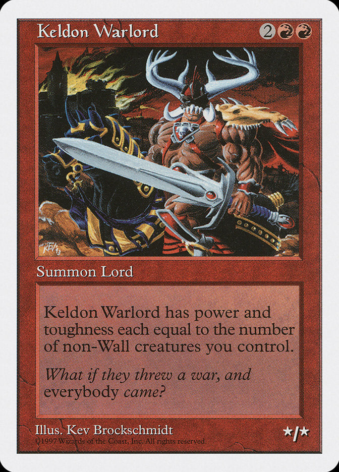 Keldon Warlord [Fifth Edition] | Card Citadel