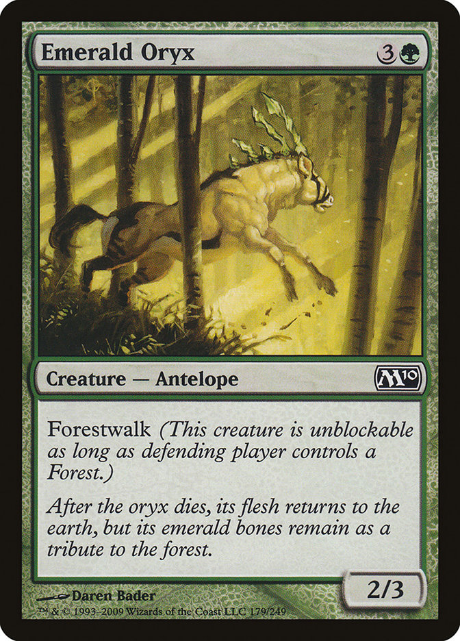 Emerald Oryx [Magic 2010] | Card Citadel