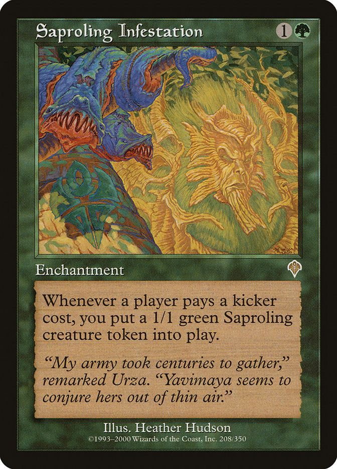 Saproling Infestation [Invasion] | Card Citadel