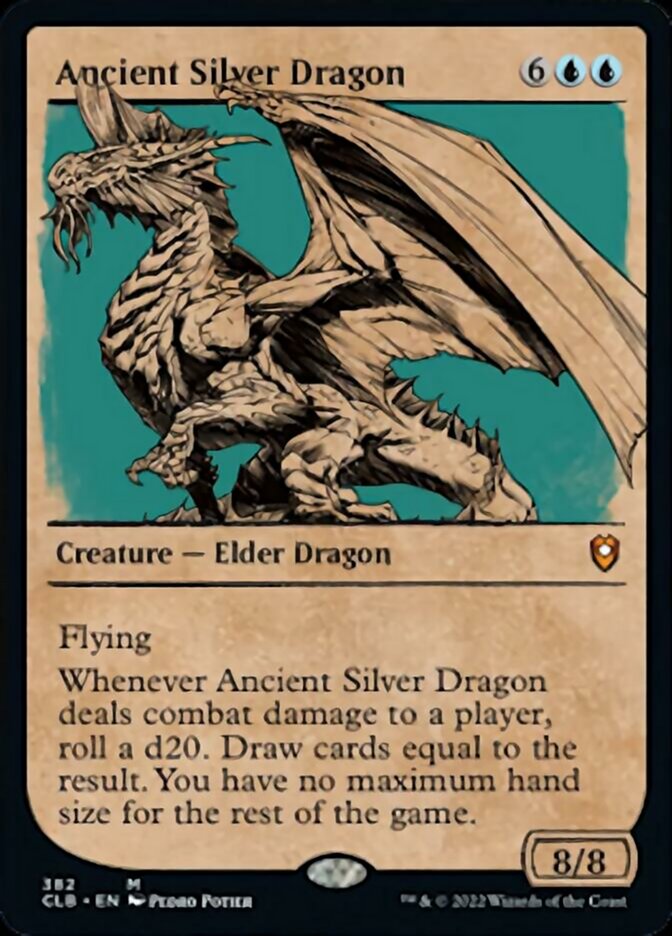 Ancient Silver Dragon (Showcase) [Commander Legends: Battle for Baldur's Gate] | Card Citadel