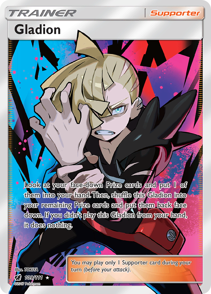 Gladion (109/111) [Sun & Moon: Crimson Invasion] | Card Citadel