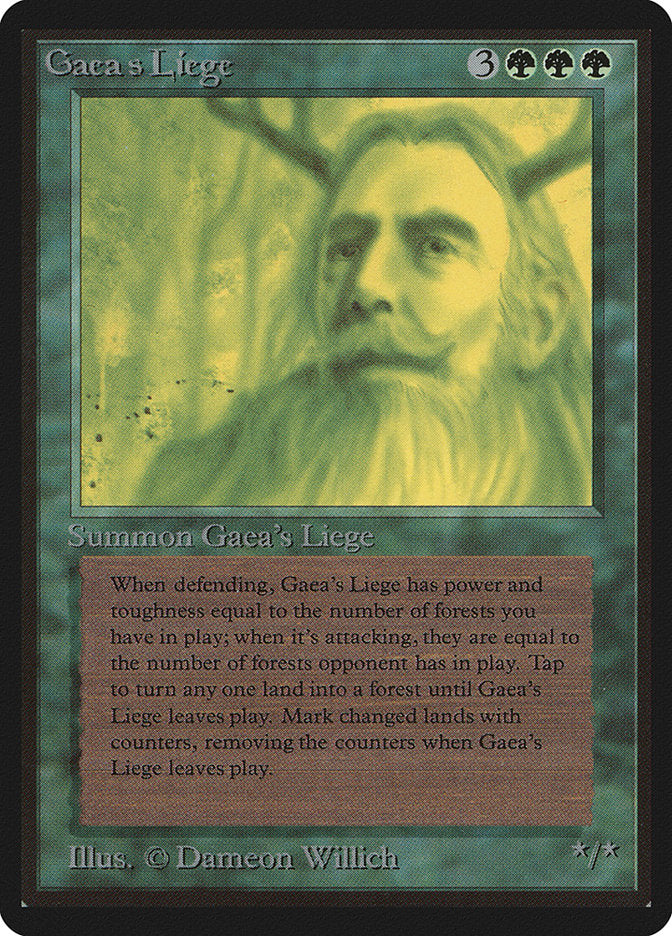Gaea's Liege [Limited Edition Beta] | Card Citadel